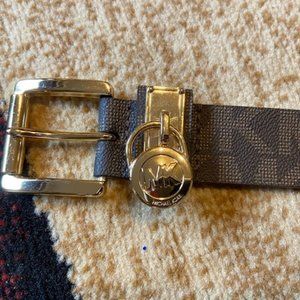 Michael Kors Belt, Size M, Chocolate Brown